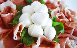Prosciutto crudo e mozzarella