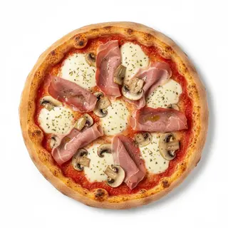 Prosciutto e funghi