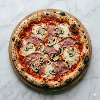 Prosciutto e funghi