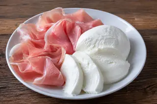 Prosciutto e mozzarella