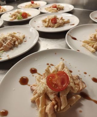 Pasta losos i kozice