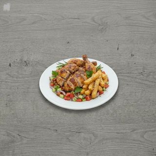 1/4 Chicken & Chips
