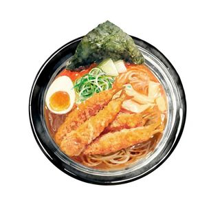 R16 Spicy ebi furai miso ramen