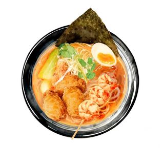 R17 Spicy kara-ebi miso ramen