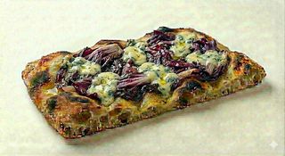 Radicchio e gorgonzola al taglio