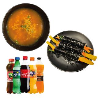 РАМЕН КЛАССИЧЕСКИЙ + МИНИ КИМПАБ + НАПИТОК 0,5Л (650г)