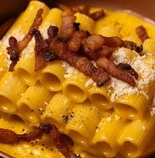 Rigatoni alla carbonara 