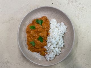 10. Riso con butter chicken menù