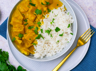 8. Riso con curry menù