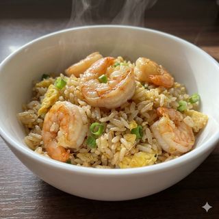 Riso con gamberi
