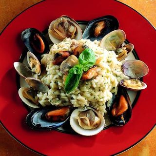 Risotto con frutti di mare