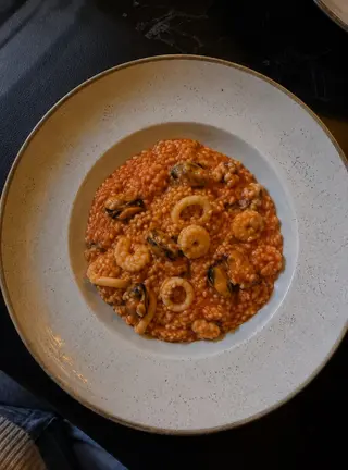 Rižoto s plodovima mora 400 g.