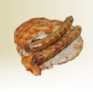 Roštilj kobasica u lepinji