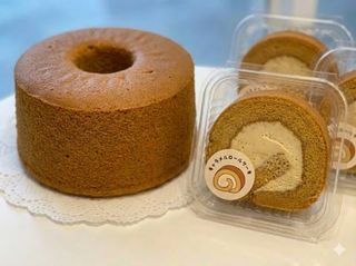Roll cake al caramello