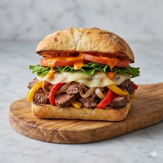 Royal's peperoni steak