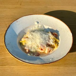 Ručno rađene taljatele sa gamborima i tikvicama 300g