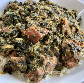 Saag lamb