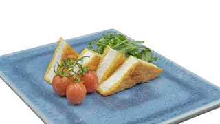 Saganaki feta fritta