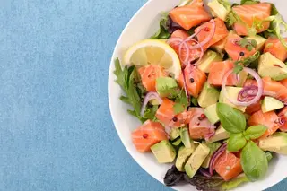 Salada de Salmão Fumado