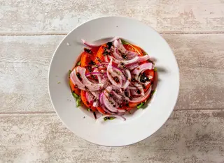 Salada de Tomate e Cebola