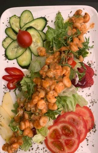 Salata kozice al vino bianco