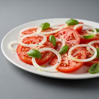 Salata de rosii cu ceapa