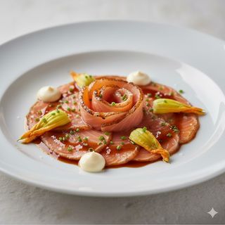 608 Salmone flower 2 pezzi