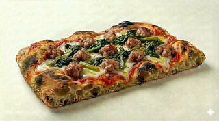 Salsiccia e friarielli al taglio