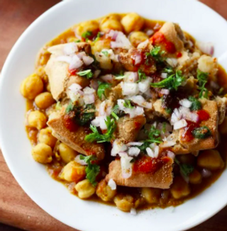 6. Samosa chana chaat menù