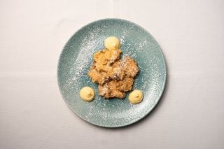 Sbrisolona con crema al mascarpone