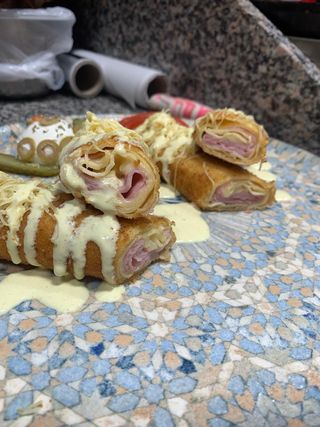 Pohovana palačinka sa šunkom