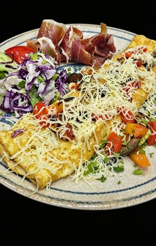 Omlet s pršutom