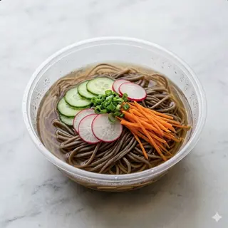 Soba freddo in brodo