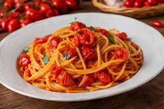 Spaghetti al pomodorino del Piennolo