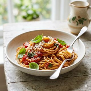 Spaghetti classici al pomodoro