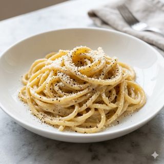 Spaghetti cacio e pepe