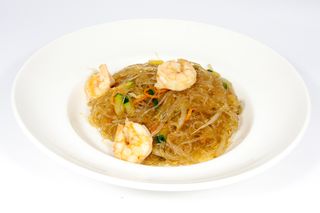 A30. Spaghetti di soia con gamberi