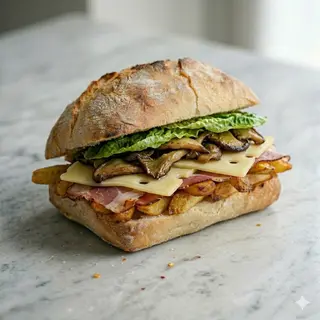 Speck panino o piadina