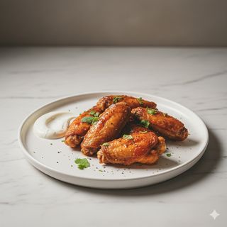 Spicy wings 6 pezzi menù