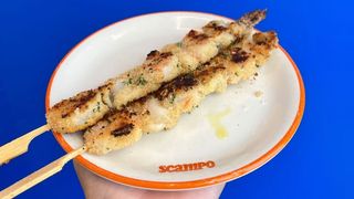 Spiedini di calamari & gamberi 2 pezzi