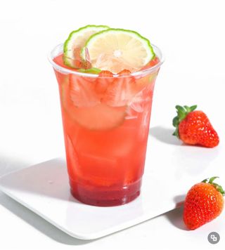 Jagoda limun zeleni čaj