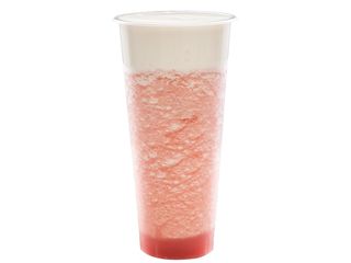 Čaj od jagode sa mlečnom penom