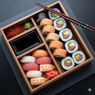 Sushi sashimi combi
