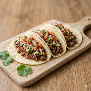 Tacos carne trita