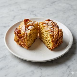 Tagliatelle fritte specialità della casa