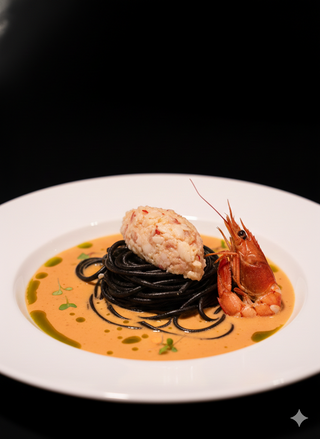 La pasta al nero di seppia