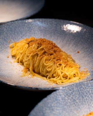 La pasta con acciughe del Cantabrico