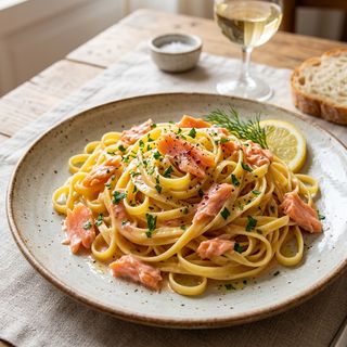 Tagliolini al salmone