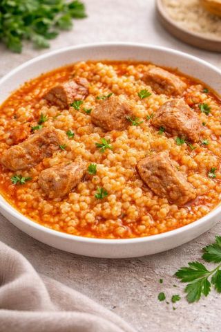 Tarana sa belim mesom i kobasicom