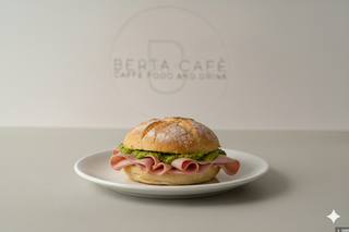 Panino mortadella e pesto di pistacchio